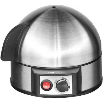 Clatronic EK 3321 eierkoker 7 eieren 400 W zwart, roestvrij staal