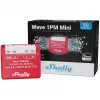 Shelly Qubino Wave 1PM Mini Z-Wave meetschakelactor rood