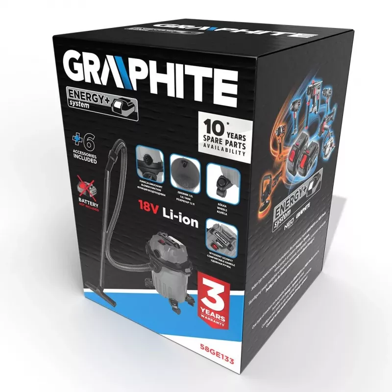 Stofzuiger Graphite 58GE133