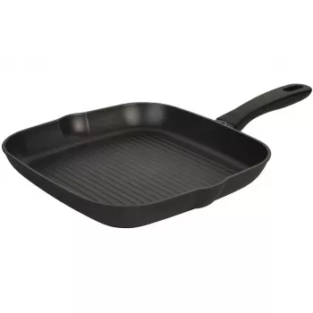 Grillpan BALLARINI 75002-924-0 vierkant zwart 28 cm