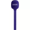 Microfoonhoes (paars) voor Rode Interview GO Lavalier-kit – accessoire popfilter/windkap