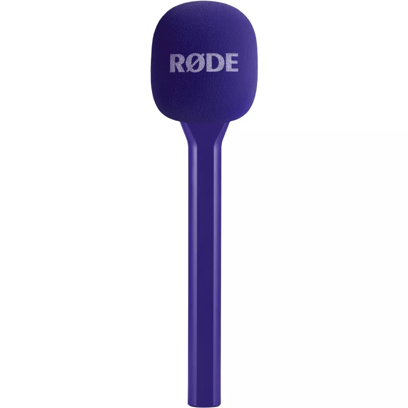 Microfoonhoes (paars) voor Rode Interview GO Lavalier-kit – accessoire popfilter/windkap