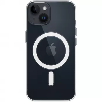 Hoesje Apple iPhone 14 Clear Case met MagSafe