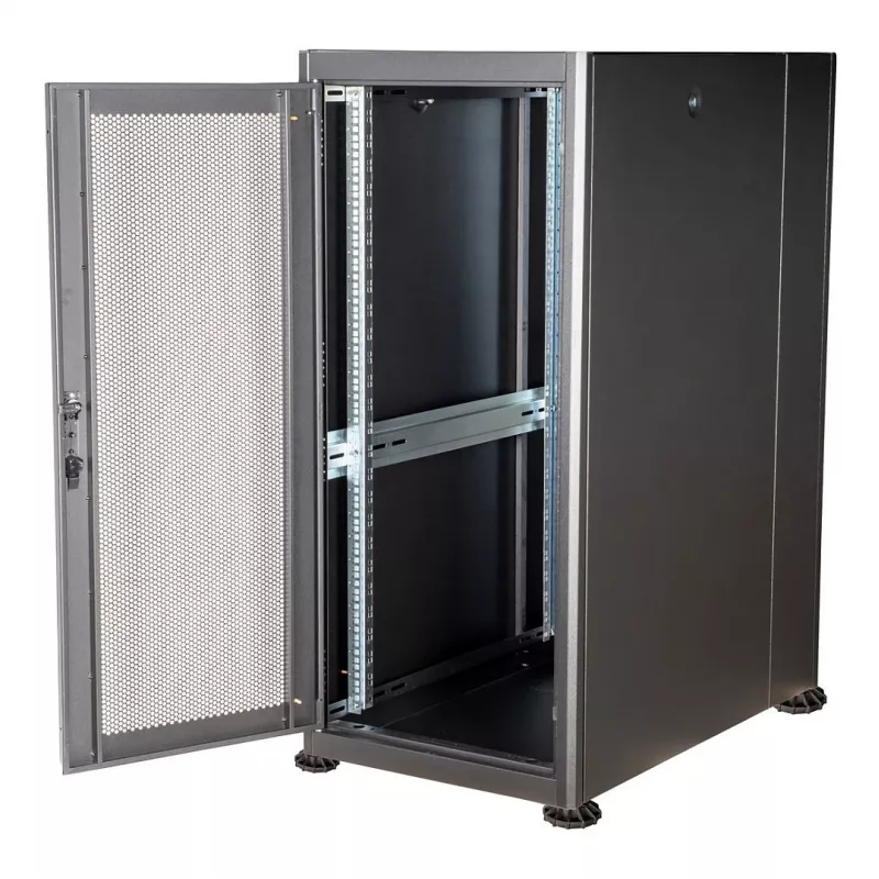 ROLINE 19-inch serverrack Basic 26 HE, 600x1000 BxD geperforeerd zwart