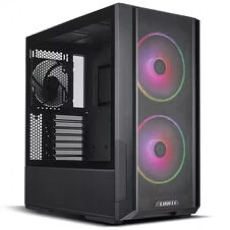 Lian Li LANCOOL 216 pc-behuizing-bundel + HYDROSHIFT II LCD-C 360TL AiO - zwart