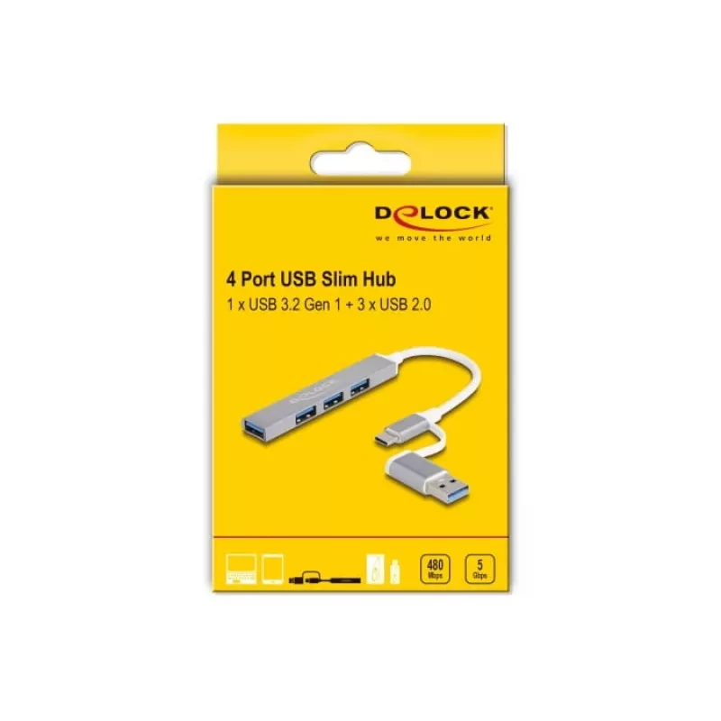 Delock 64214 product zilver