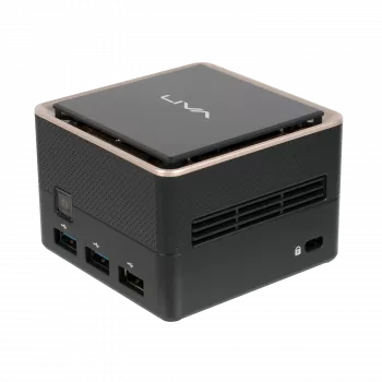 EliteGroup Mini Barebone-pc LIVA Q3 Plus R1505G AMD Ryzen Embedded - Thin client - 3,3 GHz