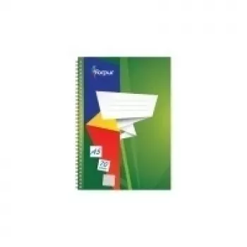 Spiraalhecht Forpus, A5/70, geruit, softcover 0722-004