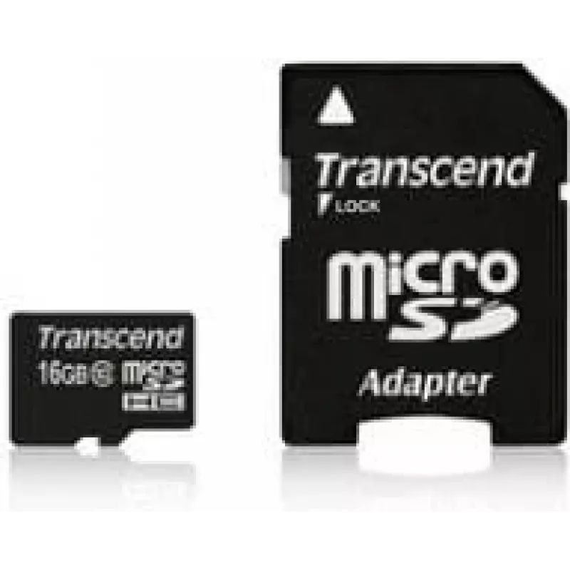 Flashgeheugen Transcend 16 GB MicroSDHC UHS-I TS16GUSDU1