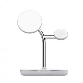 Draadloze tafellader Tellur TLL151391 3in1 MagSafe snelladen voor smartphone, horloge en oordopjes