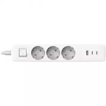 Stekkerdoos Xiaomi BHR07UKEU — 3 AC-uitgangen type F, 250 V, 1,4 m kabel, wit