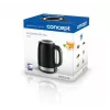 Waterkoker Concept Solution RK3245 — 1,7 l, 2200 W, roestvrij staal, zwart
