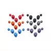 Asetek aluminium knopkleurenset voor Asetek-controller – set van 6 kleuren
