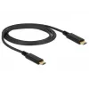 USB-kabel DeLOCK 85531 USB 3.2 Gen 2 1 m USB-C zwart