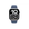 Apple Watch S10 aluminium Cellular 42mm zilver (sportband denim) S/M