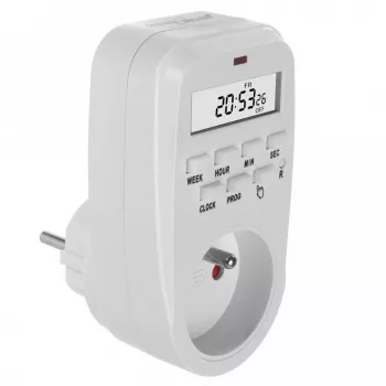 Digitale tijdschakelklok GreenBlue GB362 — programmeerbare tijdschakelklok voor elektrische apparaten, model GB362
