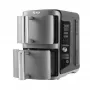 Ninja SL400EU friteuse double 9,5 L 2470 W heteluchtfriteuse zwart, grijs