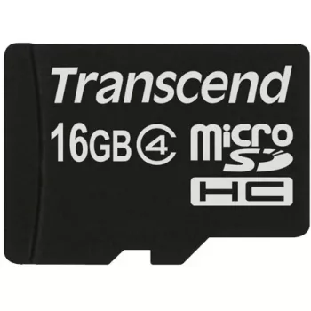 Transcend - flashgeheugenkaart - 16GB - Class 4 - microSDHC (TS16GUSDC4)