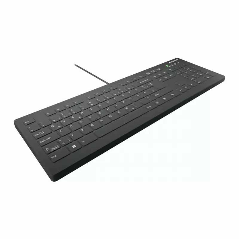 CHERRY AK-C8112 Medical USB QWERTZ Duits zwart wit full-size toetsenbord