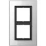 JUNG LSP 982 GL WW - zwart - grijs - glas - 115 mm - 186 mm - 1 stuk