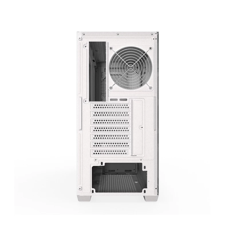 Darkflash DS900 Mesh pc-behuizing zonder ventilatoren (wit)