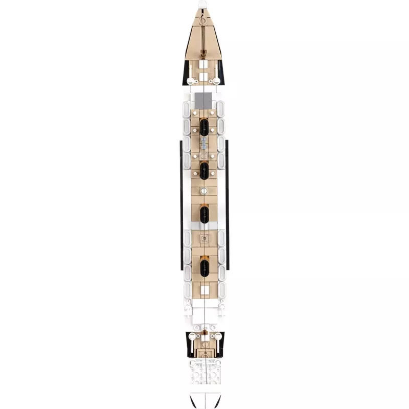Constructieset Cobi R.M.S. Titanic Model 593 onderdelen COBI-1680 — schaalgetrouwe modelbouwstenen