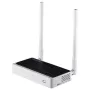 Tafelrouter TOTOLINK N300RT — single-band 2,4 GHz Wi‑Fi 4, 300 Mbit/s, 5x RJ-45 Fast Ethernet-poorten, 2 externe 5-dBi-antennes