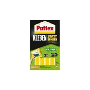 Pattex bevestigen zonder boren, plakstrips, herbruikbaar, 10 stuks