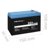 Batterij LiFePO4 Lithium Iron Phosphate 12.8V 9Ah 115.2Wh