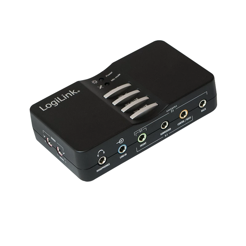 LogiLink USB Sound Box Dolby 7.1 8-kanaals 7.1 kanalen