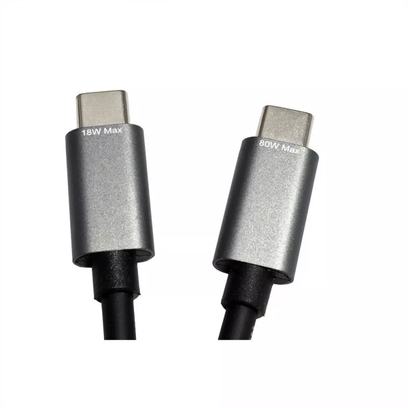 ROLINE - USB-kabel - 24-pins USB-C (M) naar 24-pins USB-C (M) - USB 2.0 - 1,85 m - USB-voeding (100 W) - zwart (11.02.8308)