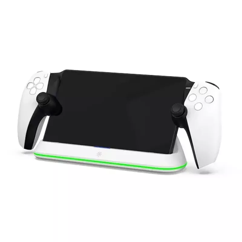 Laadsysteem Subsonic SA5708 voor Playstation Portal bedraad zwart wit