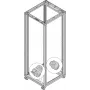 SCHROFF zwenkwielen - ZWENKWIELEN SET 200KG 50D 4 stuks (27230067)