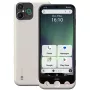 Doro Aurora A30 smartphone voor senioren met draadloos oplaadstation, 6,1 inch, 128GB, Graphite