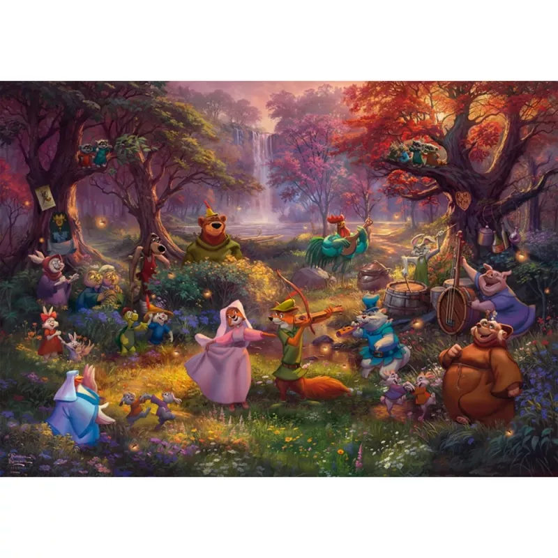 Thomas Kinkade Studios: Disney - Robin Hood, puzzel 1000 stukjes