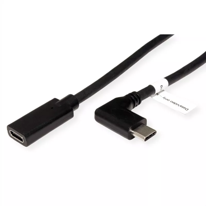 ROLINE 11.04.5496-10 - 2 m - USB Type-C - USB Type-C - stekker - bus - haaks (11.04.5496)