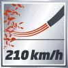 Einhell GE-CL 18 Li E - Solo accu-bladblazer 210 km/h zwart, rood
