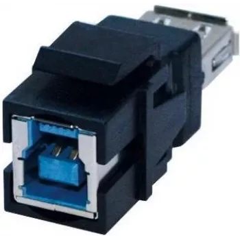 Kabel-adapter Bachmann 917.401 USB 3.0 A naar B zwart