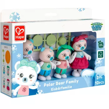 Hape ijsbeerfamilie speelfiguur