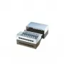 Patchpaneel, 8 poorten, Cat. 5e, afgeschermd, lichtgrijs, 14 cm, 44 x 172 x 140 mm
