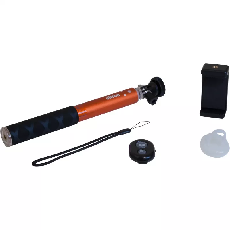 Selfiestick Ultron Alu 80 Smartphone Zwart Rood