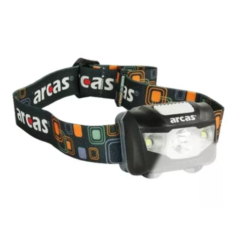 Arcas | hoofdlamp | ARC5 | 1 LED+2 breedstralers-LED's | 5 W | 160 lm | 4+3 lichtfuncties
