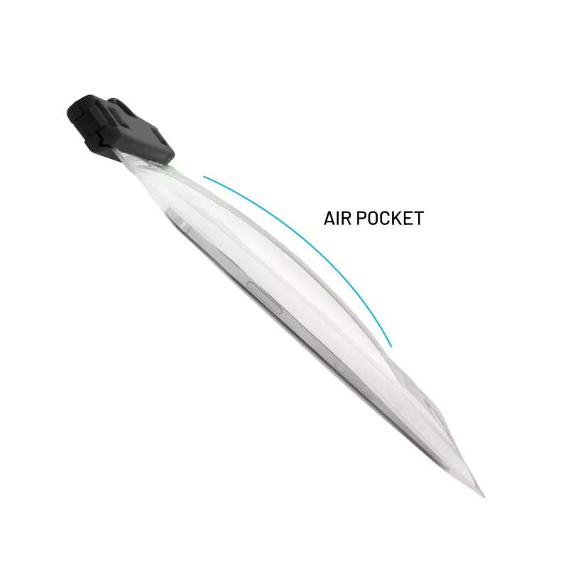 Beschermend, waterdicht universeel telefoonhoesje FIXED Fixed Float — zwart, universele pasvorm, waterdichte hoes