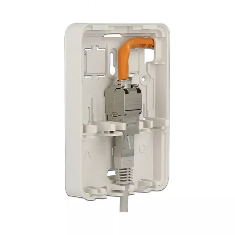 Opbouw- en verdeeldoos DELOCK 86262, wit, 82×120×31 mm