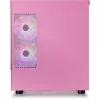 View 170 TG ARGB, towerbehuizing roze, Tempered Glass x 2