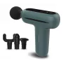Medisana MG 200 mini massagepistool, Smart Mode, 4 opzetstukken, 5 intensiteitsniveaus, 147 x 126 x 50 mm, grijs
