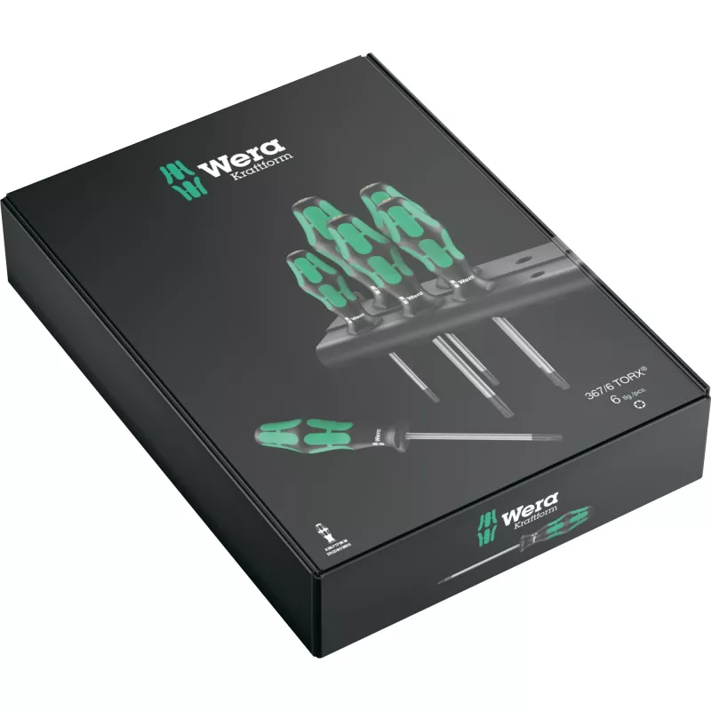 Wera Kraftform Plus TORX set standaardschroevendraaiers