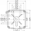 IP66 waterdichte aansluitdoos ALLNET ALL-CAM2496-LEFN voor buitencamera-installaties