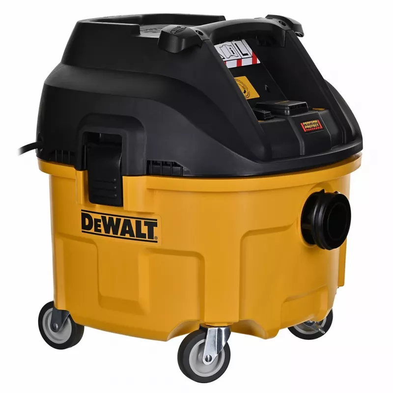 DeWALT DWV901L stofzuiger zwart, geel 30 L 1400 W