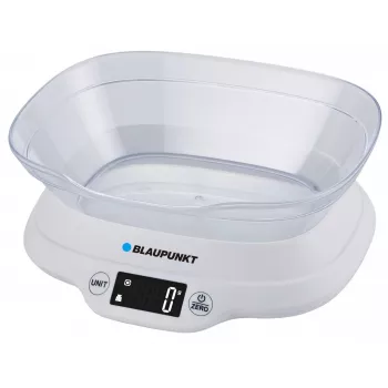 Keukenweegschaal met kom Blaupunkt FKS501 - 5 kg, 1 g, kom, zwart